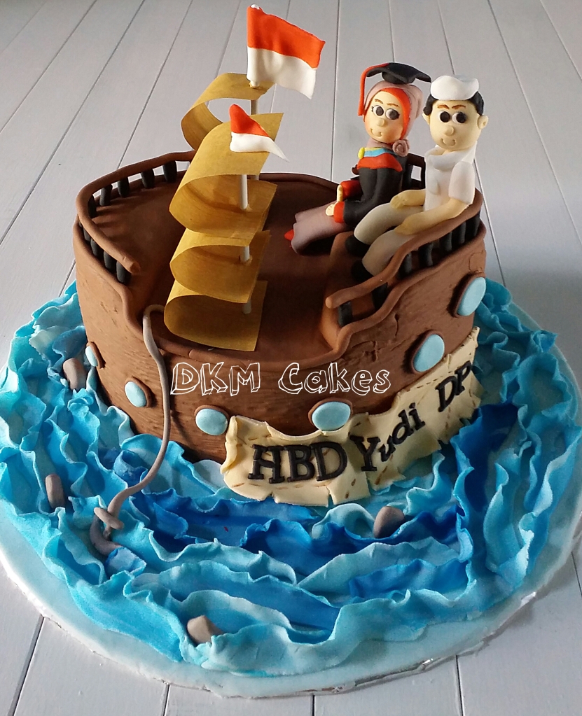 Birthday Ship Cake DKM Cakes Toko Kue Online Jember